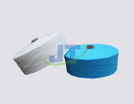 Polyester air-jet fibre
