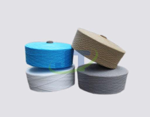 Polyester air-jet fibre